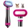 HZXINWANG Household pet mute 2in1 hair pulling hair dryer 360degree circulation out of the wind low noise design 3speed temperature adjustment for smallmediumsized cats and dogs