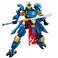 HIGH GODO Blue Samurai Mech Warrior Model Toy Building Sets