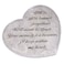 Gone But Not Forgotten Bereavement Heart Shaped 28cm  Garden Stepping Stone