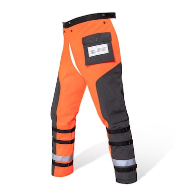 YARDMARIS Technical Wrap Chainsaw Chaps by UL Class A 8 Layers Chainsaw Pants Apron Style