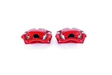 Power Stop S7158 Powder Coated Front Performance Brake Caliper Pair