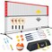 Small 10FT Portable AllinOne Badminton Pickleball and Volleyball Net Set Half Court for Kids 10ft Wide x 7ft max Height Outdoor Sports Set with Adjustable Net for Backyards or Driveway Game