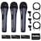 Sennheiser 3Pack E835S Dynamic Vocal Microphone Bundle with 3X XLR Cable 10ft Cleaning Cloth