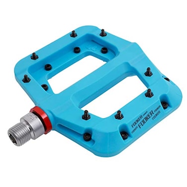 FOOKER MTB Pedals Mountain Bike Pedals 3 Bearing NonSlip Lightweight Nylon Fiber Bicycle Platform Pedals for BMX MTB 916