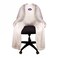 The Original Office Chair Blanket by SnuggleBack Cozy Comfy Office Desk Chair Wrap Attaches for Convenient Heat and HandsFree Stay Warm In The Winter or Summer Sherpa Fur Lining