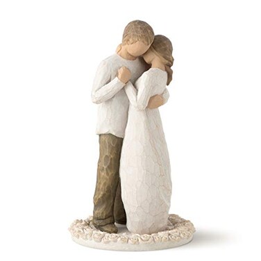Willow Tree Promise sculpted handpainted cake topper