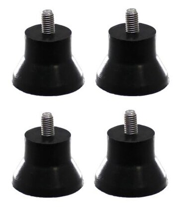 National Band Saw Company Foot 4 Pack 8MM Thread Fitting Berkel Slicers 827A 829A Replaces 0140829E00093 0140082700093