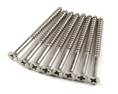 Hinge Outlet Stainless Steel Wood Screws 9 X 3 Inch - 24 Pack