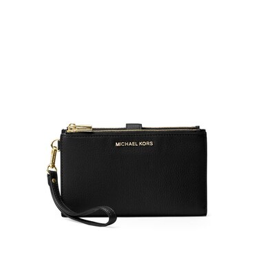 Michael Kors Jet Set Double Zip Wristlet, Black