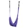 WELLSEM Yoga Stretching Strap Pilates Antiy-Gravity Hammock Swing,Leg Stretcher Waist Back Stretch Band,Exercises Door Flexibility Tensile Trainer for Rehab Dance Splits Core Strength (Purple)