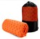POKIVIR - Yoga Towel, Hot Yoga Mat Towel - Sweat Absorbing Non-Slip for Hot Yoga, Pilates and Workout, 24x72 inches with Grip Dots (Orange)
