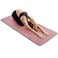 MICRODRY Deluxe Fitness Exercise Yoga Mat for Home &amp; Gym, Extra Thick for High Impact Training, Multi Layered Skid Resistant Surface, Odor Neutralizing with Carrying Strap (Pink)