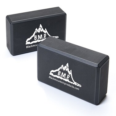 Black Mountain Products Professional Grade Yoga Blocks Se of Two, 3x6x9-Inch