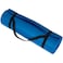 Thick Yoga Mat - Double Sided 1/2-Inch Workout Mat - 71x24-Inch Exercise Mat for Home Gym Fitness or Pilates with Carrying Strap by Wakeman (Blue)