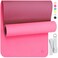Greater Goods Professional Yoga Mat - Exercise Mat for Fitness, Balance, and Stability, Carrying Strap Included, Blush Pink