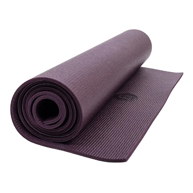 Body Sport 1/4" Yoga Mat, Purple - High-Density, Non-Slip Surface with Shock Absorption - Ideal for Yoga, Pilates, and Home Workouts