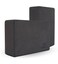 Everyday Yoga Foam Block and Yoga Strap Set, Soft Non-Slip Surface for Stability - Black - 3 In