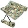 Victor Fitness Green Camouflage Eco-Friendly Yoga Mat - Premium TPE Material, Non-Slip Texture, Lightweight &amp; Durable - Ideal for Hot Yoga, Pilates, and Bikram - Includes Carrying Strap