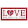 Atlanta Falcons 6'' x 12'' Team Love Sign