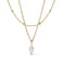 Ana Luisa Gold Layered Necklace Set - 14K Gold Plated Chain Necklace for Women - Two Separate Chains for Layered Necklace Look - Chic Layering Necklaces - Valentine's Day Gifts for Her (Tate Set)