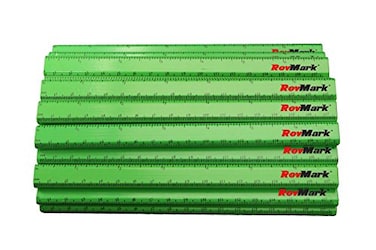 RevMark USA Made Carpenter Pencils with Printed Ruler &ndash; 24 Pack Bulk Set &ndash; Black Lead - Quality Cedar Wood for Carpenters, Construction Workers, Contractors, Woodworkers, Framers, DIY (Neon Green)