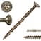 #9 x 2-1/2" Saberdrive Star Drive Multi-Purpose Construction Screws 1 LB, Approx. 88 Pieces, Durable Wood Screws, Serrated Thread for Secure Fastening, Avoid Cam Out