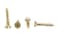 #8 x 1/2" Solid Brass Flat Head Philips Wood Screw (1/2" to 1-1/2" in Listing), 100 Pack (#8 x 1/2")