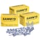 Everflow Sammys 8010957-75 GST 30 3/8 Inch Screw Vertical Threaded Rod Anchor Designed for Wood, Easy to Use, No Pre-Drilling Required, Steel with Zinc Finish, 1/4 x 3 Inch Screw Length - (Pack of 75)