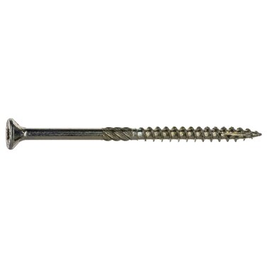 Saberdrive Star Drive Multi-Purpose Construction Screws, 5lb, Approx. 439 Pieces - #9 x 2-1/2" Durable Screws, Fasteners for Wood, Decking, Fencing, Outdoor Construction, Repair