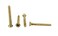 #4 x 1 Solid Brass Flat Head Philips Wood Screw (1/2" to 1-1/2" in Listing), 100 Pack (#4 x 1)
