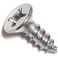 Hard-to-Find Fastener 014973474041 Phillips Flat Wood Screws, 10 x 5/8, Piece-100, zinc