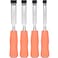 GREBSTK 8in Wood Chisel Set for Woodworking, 4pcs Chrome Vanadium Steel Bevel-Edge Bench Chisels with Cap, Comfortable High Impact Handle