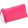 Zoranala Womens Clutch Purse Wristlet Wallet Evening Bag,Small Purse Vegan Leather Handbag for Wedding Cocktail Prom Party Club (Pink)