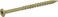Power Pro Premium One Multi-Material Flat Head Screws, Epoxy Coated Steel, Fasten in Wood, Metal, Concrete, Drywall and Plastic, Bronze, #8 x 2-&frac12; inches, Box of 91 Screws