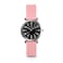 TICCI Women&rsquo;s Petite Watch for Medical Professionals Easy to Read Small Face, Silicone Band, Second Hand, Military Time for Nurses, Doctors,Students (Pink Black-1)