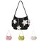 Star Tote Hobo Bag Women Handbag Large Capacity Tote Shoulder Bag Casual Crossbody Bag Gift for Women (Black)