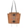 American West Leather Navajo Soul Zip Top Tote for Women - Western Boho Handbag
