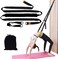 Yoga Waist Back Stretch Band - Door Flexibility Tensile Multifunction Assist Training, Yoga Leg Stretcher Strap w/ Door Anchor, for Fitness, Dance, Yoga, Gymnastics, Cheerleading, Splits (Black)