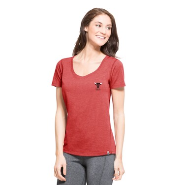 NBA Chicago Bulls Women's '47 Overload Tee, X-Large, Shift Red