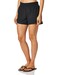 Kanu Surf Women's Stretch UPF 50+ Active Swim and Workout Boardshort, Lori Solid Black, Medium