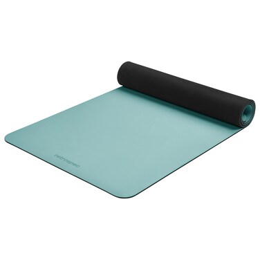 Retrospec Laguna 5mm Yoga Mat - Fitness Mat for Women, Men &amp; Children, Slip-Resistant and Moisture Absorbing Exercise Mat for Home, Pilates, Yoga and Floor Workouts Blue Ridge