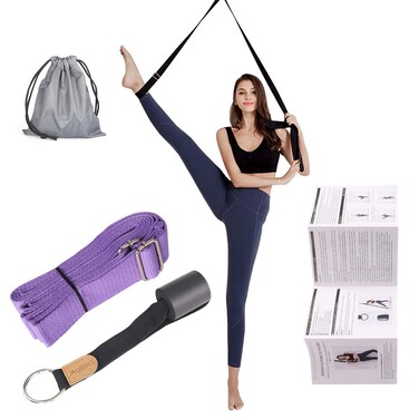 UBING Leg Stretcher, Door Flexibility Trainer and Stretching Leg Strap for Ballet Dance Gymnastics Training, Include Detailed Exercise Instruction and a Portable Carry Bag