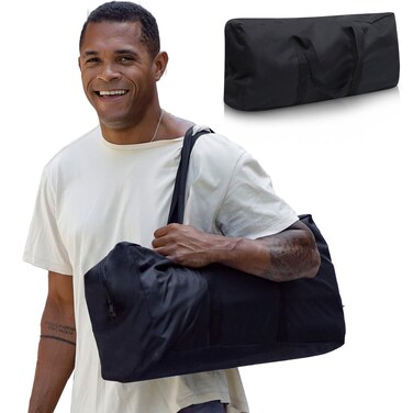 Yoga Dood Durable Yoga Carry Bag - Spacious Yoga Mat Bag Carrier for Women and Men - Fits Yoga Mat and Blocks, clothing and yoga accessories yoga bags and carriers fits all your stuff!