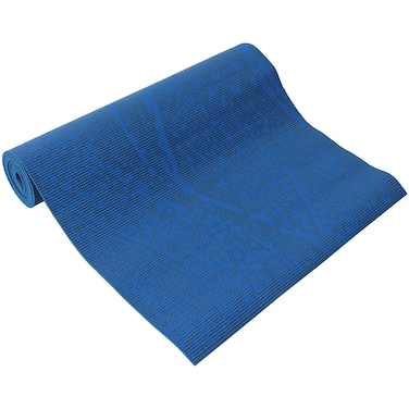 Capelli Sport Yoga Mat Non Slip, All Purpose PVC Fitness and Workout Mat with Wave Pattern, Blue, 6 mm