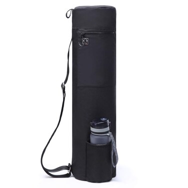 ELENTURE Waterproof Yoga Mat Bag, Yoga Mat Carrier Exercise Yoga Mat Carry Bag for Women Men with Multi-Functional Storage Pockets and Water Bottle Holder