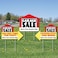 Big Dot of Happiness Garage Sale Signs - Yard Sign with Stakes - Double Sided Outdoor Lawn Sign - Set of 3