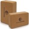 Premium Cork Yoga Block 2 pack - Ideal for Yoga Enthusiasts, 2 cork yoga blocks with grip strength, Perfect for Yoga Mat Use