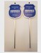 2 New Brinks Security Yard Signs Blue