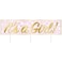 Jumbo It's A Girl Baby Shower Yard Sign With Stakes
