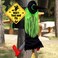 Halloween Decorations Outdoor - Crashing Witch Decor into Tree with Don&rsquo;t Text and Fly Warning Sign Hallowmas Outdoor Yard Hanging Decor
